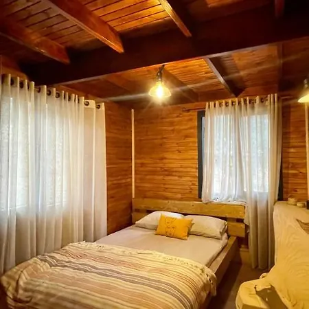 Panurlawoodenhouse Oezel Havuz& Sauna Mavi Urla