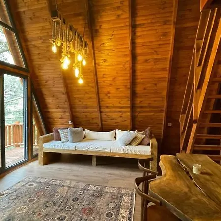 Chalet Panurlawoodenhouse Oezel Havuz& Sauna Mavi