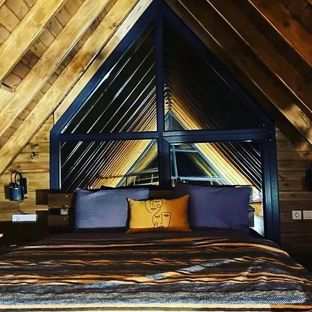 Panurlawoodenhouse Oezel Havuz& Sauna Mavi *