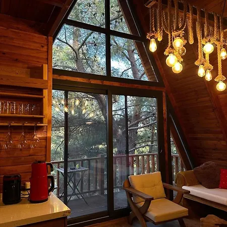 Chalet Panurlawoodenhouse Oezel Havuz& Sauna Mavi *