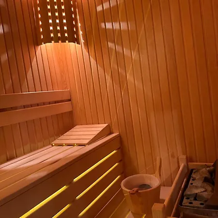 Panurlawoodenhouse Oezel Havuz& Sauna Mavi